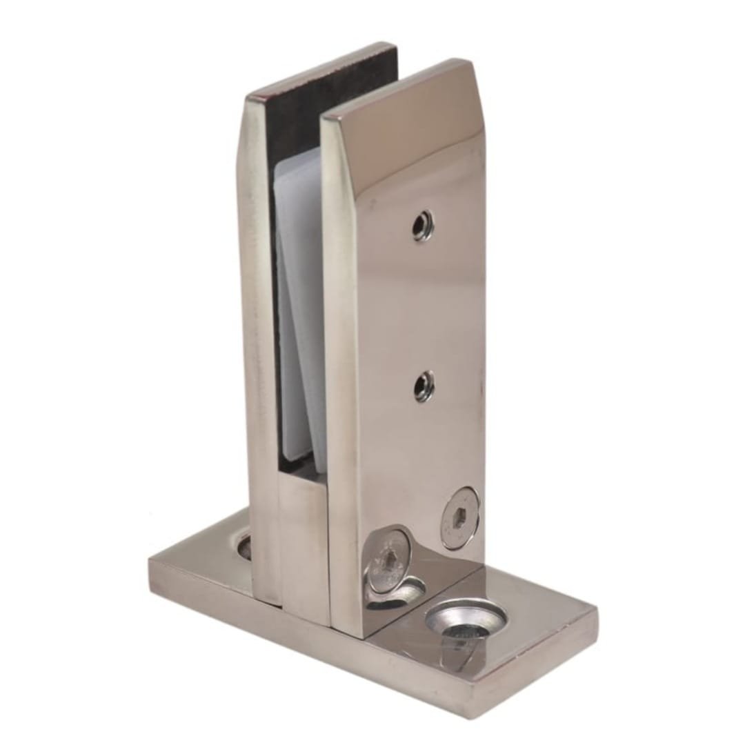 Rectangular Base Frameless Glass Spigot (Flat Mount) 